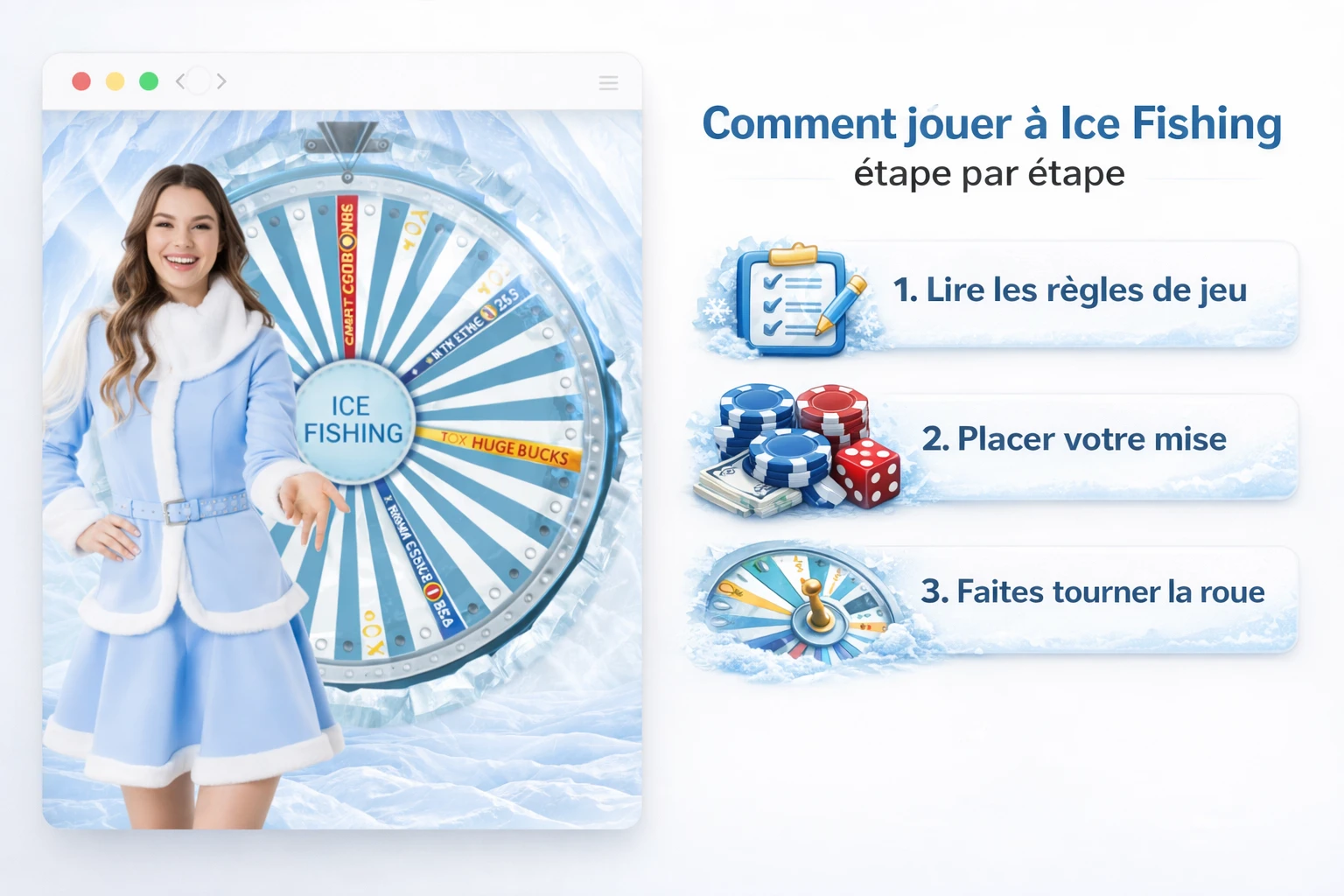 Comment jouer à Ice Fishing étape par étape
